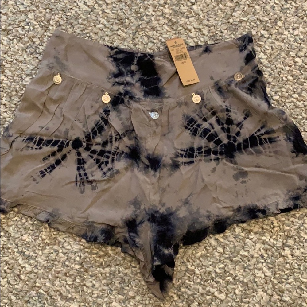 American eagle tie dye boho shorts